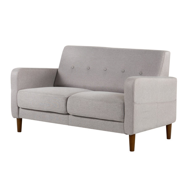 Mellow Adair MidCentury Modern Loveseat / Sofa / Couch With Armrest